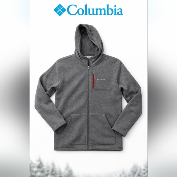 Columbia Other - Columbia Charcoal Full-Zip Sweater Hoodie